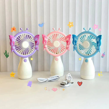 AESTHETIC BUTTERFLY HAND FAN